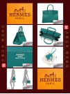 HERMES BIRKIN 30 (Pre-owned) - Malachite, Epsom leather, Phw